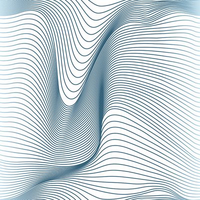 abstract wavy lines seamless pattern